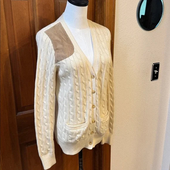 Ralph Lauren Women's Ivory Knit Sweater Size M - Picture 1 of 8